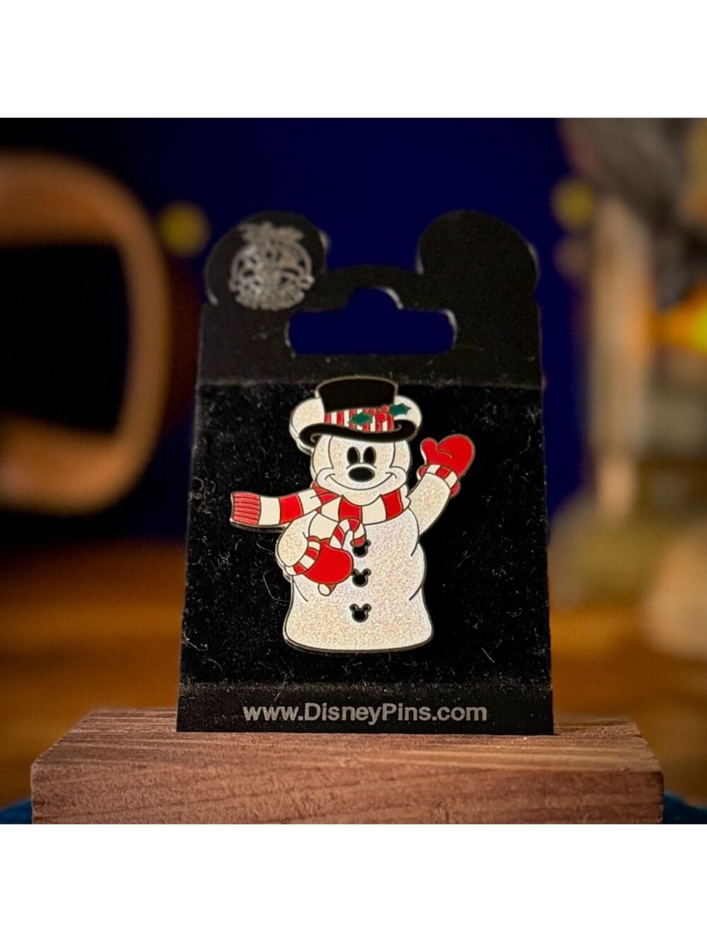 Disney Mickey Mouse Snowman Enamel Pin | Holiday Christmas 2007